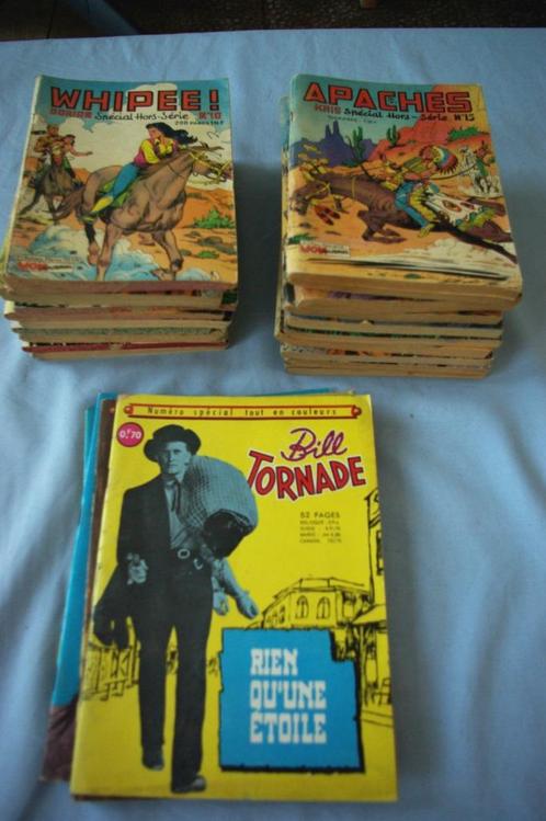 Lot moyen de BD Petits formats Western/ Indiens noir & blanc, Boeken, Stripverhalen, Gelezen, Complete serie of reeks, Ophalen of Verzenden