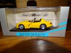 Minichamps Dodge Viper Cabriolet jaune de 1993 1/43, MiniChamps, Voiture, Enlèvement ou Envoi, Neuf