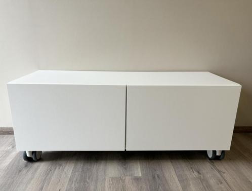 Meuble TV IKEA Besta blanc, Huis en Inrichting, Kasten |Televisiemeubels, Gebruikt, Ophalen