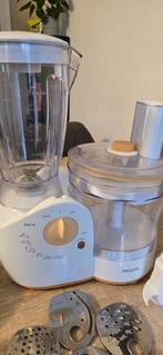 Blender Philips Cucina + accessoires (rapes,lames, batteur), Electroménager, 1 à 2 litres, Enlèvement, Comme neuf, 3 vitesses ou plus