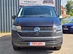 VW TRANSPORTER T6.1 L2 2.0TDI DSG 150pk 2024 15000km 3zitpl, Auto's, Bestelwagens en Lichte vracht, 4 cilinders, Volkswagen, Zwart
