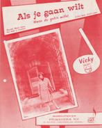 Vicky – Wenn du geh’n willst – Bladmuziek – Vicky Leandros, Musique & Instruments, Enlèvement ou Envoi, Utilisé, Artiste ou Compositeur