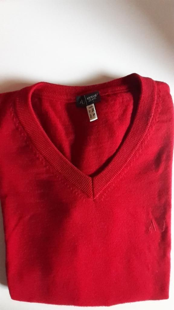 Pull Armani, homme, XXL, 100 % laine, comme neuf, Vêtements | Hommes, Pulls & Vestes, Comme neuf, Rouge, Envoi