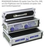 Flightcase Roadinger voor dubbel cd speler 19 inch, Audio, Tv en Foto, Cd-spelers, Ophalen, Gebruikt, Overige merken
