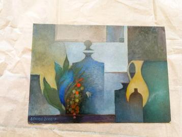 Miklós Somos - Piros Bogyós - Olieverfschilderijen  beschikbaar voor biedingen