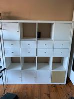 Kallax kast met deuren en schuiven, Huis en Inrichting, Ophalen, Zo goed als nieuw, Met deur(en)
