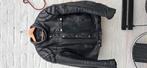 Leder moto vest met bescherming.Large, Ophalen of Verzenden, Tweedehands, Heren, Jas | leer