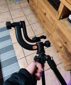 Trépied MANFROTTO+ tête pendulaire JULBO, Audio, Tv en Foto, Zo goed als nieuw, Driepoot