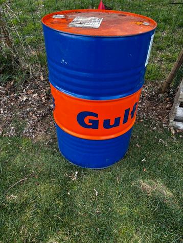 Olieton gulf, Tuin en Terras, Ophalen, Gebruikt, Vuurkorf