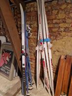 Lot Langlauf Ski - 4 Paar Ski's + 4 Paar Schoenen, Sport en Fitness, Overige merken, Gebruikt, Ski's, Langlaufen