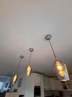 3  Murmillo Hanglampen smoked glass, Enlèvement, Comme neuf, Verre