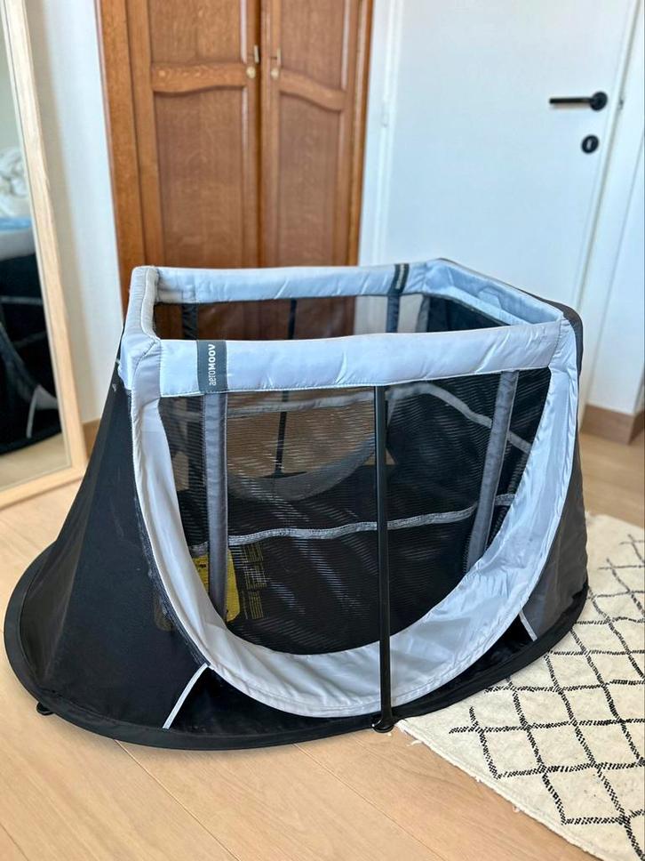 AeroMoov reisbedje + volledige set accessoires, Kinderen en Baby's, Babywiegjes en Ledikanten, Zo goed als nieuw, Reisbedje, Ophalen
