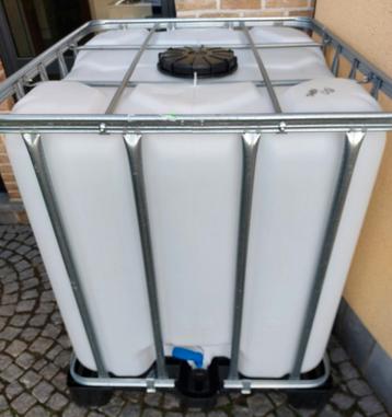 IBC container 1000 liter, Tuin en Terras, Regentonnen, Ophalen, Zo goed als nieuw