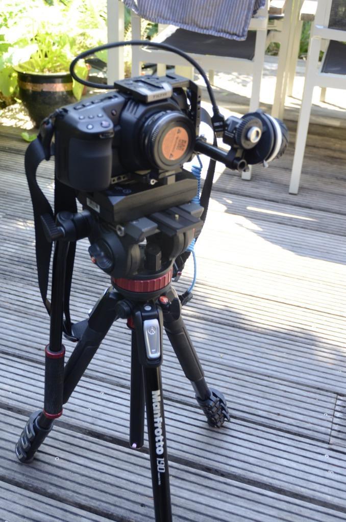 Blackmagic Pocket Cinema Camera 4K Rig, Audio, Tv en Foto, Videocamera's Digitaal, Gebruikt, Camera, Canon, Ophalen