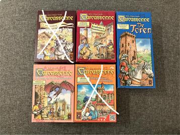 Carcassone uitbreidingen beschikbaar voor biedingen