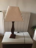 Lampadère/lampe de table avec base en bois, Enlèvement ou Envoi