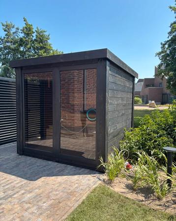 Panorama buitensauna tuinsauna sauna thermowood beschikbaar voor biedingen