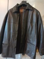 3/4 LEREN JAS NIEUWSTAAT PRIJS 70 EUR Kleur donkerbruin, Kleding | Heren, Jassen | Winter, Ophalen, Bruin