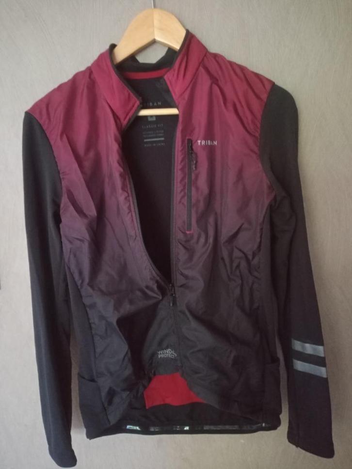 Fietsjacket, bordeaux, maat M., Sport en Fitness, Wielrennen, Zo goed als nieuw, Kleding, Ophalen