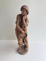 bronzen beeld, Ophalen