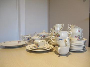 Prachtig , oud koffieservies van Petrus Regout Maastricht  beschikbaar voor biedingen