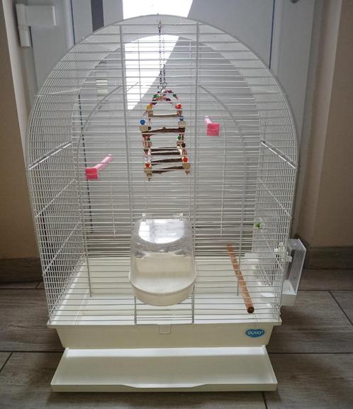 Grote vogelkooi met complete accessoires 75x53x33, Dieren en Toebehoren, Vogels | Hokken en Kooien, Zo goed als nieuw, Ophalen of Verzenden