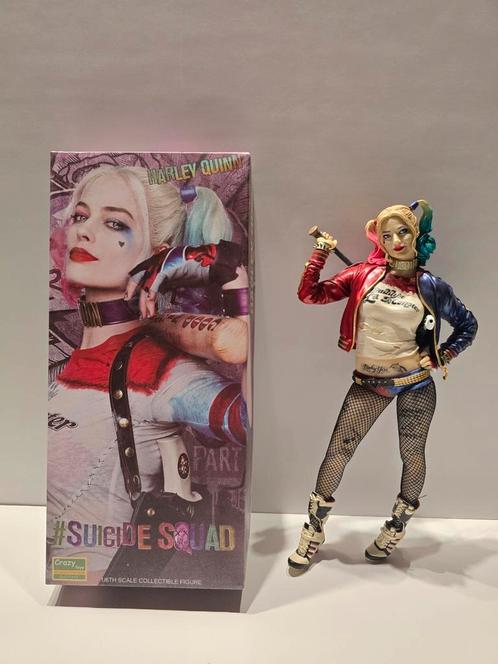 Harley Quinn " Suicide Squad" Crazy Toys, Verzamelen, Poppetjes en Figuurtjes, Zo goed als nieuw, Ophalen of Verzenden