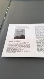 Pastoor, Verzamelen, Bidprentjes en Rouwkaarten, Ophalen of Verzenden