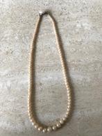 Halsketting parelmoer - 46cm (nr1901), Handtassen en Accessoires, Kettingen, Ophalen of Verzenden, Overige materialen