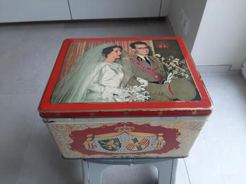 ijzeren doos voor Victoria-koekjes, Verzamelen, Ophalen of Verzenden, Gebruikt, Koek(jes), Overige merken