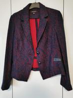 Korte rood/blauwe jas, Kleding | Dames, Jassen | Winter, Maat 38/40 (M), Marie Méro, Ophalen of Verzenden, Gedragen