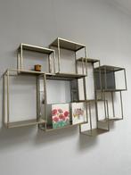Wandrek met 2 spiegels, Ophalen, Met plank(en), Zo goed als nieuw, Minder dan 150 cm
