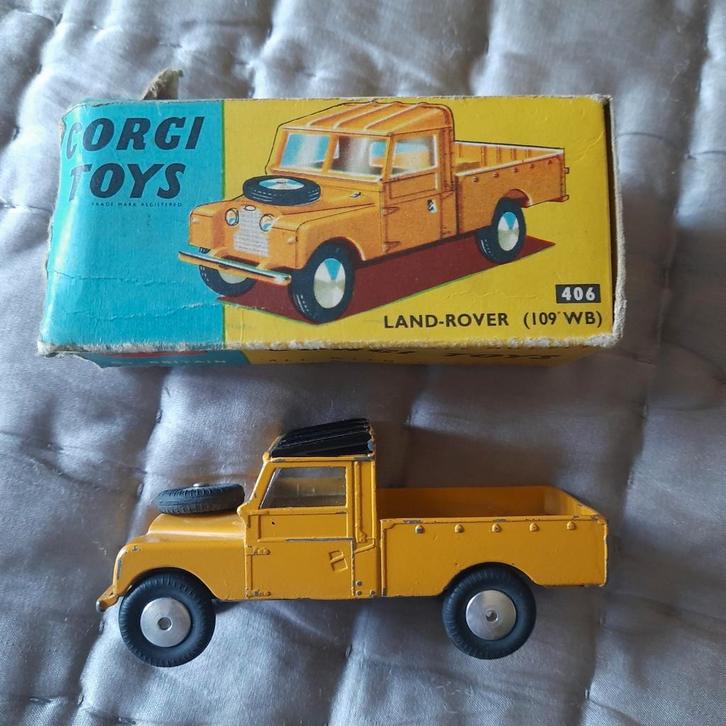 CORGI nr.406 : LAND ROVER 109"WB *VINTAGE*ORIGINAL*, Hobby en Vrije tijd, Modelauto's | 1:43, Zo goed als nieuw, Auto, Corgi, Ophalen