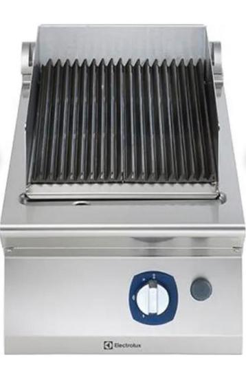 Gasverwarmde lavasteen grill met gietijzeren grillrooster beschikbaar voor biedingen