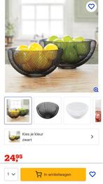 Fruitschaal -> 5€, Ophalen, Zo goed als nieuw, Rond, Mand