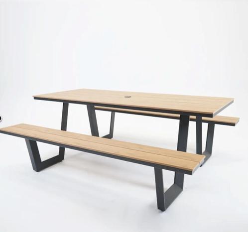 picknickset massa rechthoek, Tuin en Terras, Picknicktafels, Nieuw, Rechthoekig, Aluminium, Ophalen