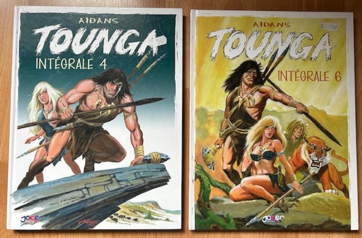 LOT 2x TOUNGA INTÉGRALE (T 4 + 6) AIDANS JOKER TOENGA, Boeken, Stripverhalen, Zo goed als nieuw, Meerdere stripboeken, Ophalen of Verzenden