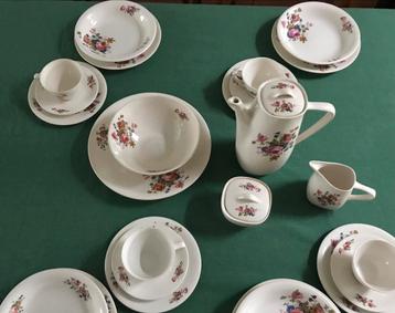 Vintage Boch koffie en eetservies Titiana Miami beschikbaar voor biedingen