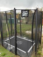 Trampoline rechthoekig, Kinderen en Baby's, Speelgoed | Buiten | Trampolines, Ophalen, Zo goed als nieuw