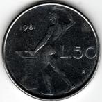 Italie : 50 Lire 1981 KM #95 .1 Réf 16427, Enlèvement ou Envoi, Italie, Monnaie en vrac