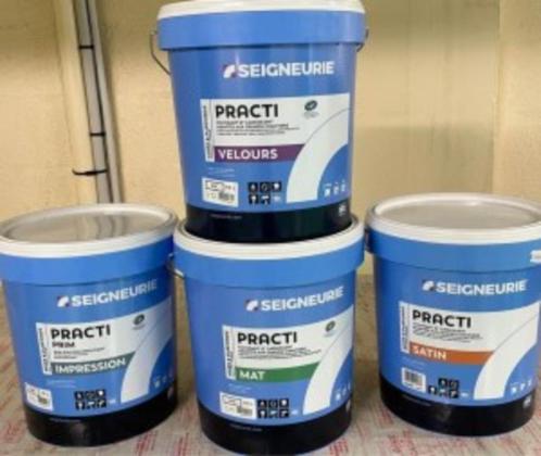 PEINTURE SEIGNEURIE, Bricolage & Construction, Peinture, Vernis & Laque, Neuf, Peinture, 10 à 15 litres, Blanc, Enlèvement