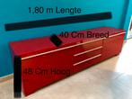 Armoire rouge Ikea (meuble TV), Maison & Meubles, 150 à 200 cm, 25 à 50 cm, 5 tiroirs ou plus, Autres essences de bois