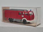 Bluswagen brandweer Mercedes Benz - Wiking 1/87, Hobby en Vrije tijd, Modelauto's | 1:87, Verzenden, Zo goed als nieuw, Bus of Vrachtwagen