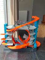 Racebaan hotweels met haai, looping en parking, Kinderen en Baby's, Speelgoed | Racebanen, Ophalen, Hot Wheels, Met looping, Racebaan