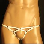 Witte jock-string one size, Kleding | Heren, Ophalen of Verzenden, Wit, TM