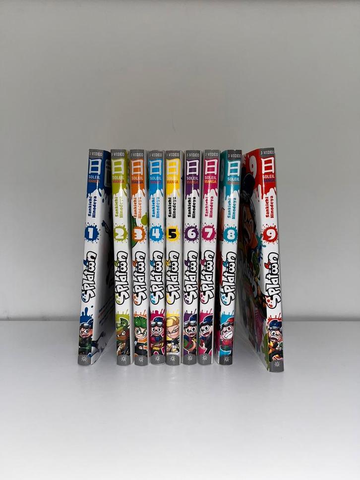Splatoon van 1 tot 9, Boeken, Strips | Comics, Gelezen, Meerdere comics, Japan (Manga), Ophalen