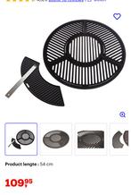 Weber bbq met gewone rooster en de veel betere gietijzeren, Enlèvement, Comme neuf