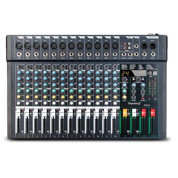 Mixeur audio professionnel 12 canaux pour ordinateur avec 24 disponible aux enchères