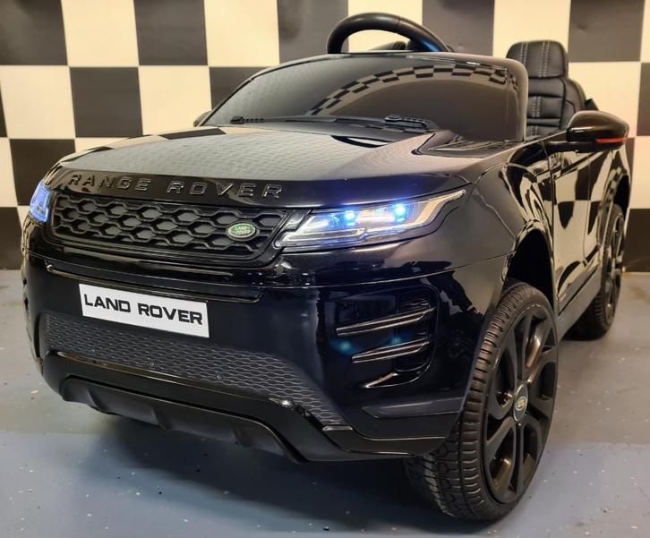 Kinderauto Range Rover Evoque - soft start - leren - met RC, Kinderen en Baby's, Speelgoed |Speelgoedvoertuigen, Nieuw, Afstandsbediening