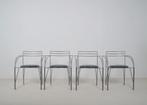 4 Stoelen 'Lune d'Argent' ontworpen door Pascal Mourgue,1985, Maison & Meubles, Chaises, Comme neuf, Vintage, Postmodern, Quatre